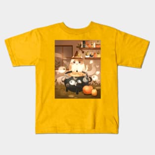 Witch Cat Kids T-Shirt